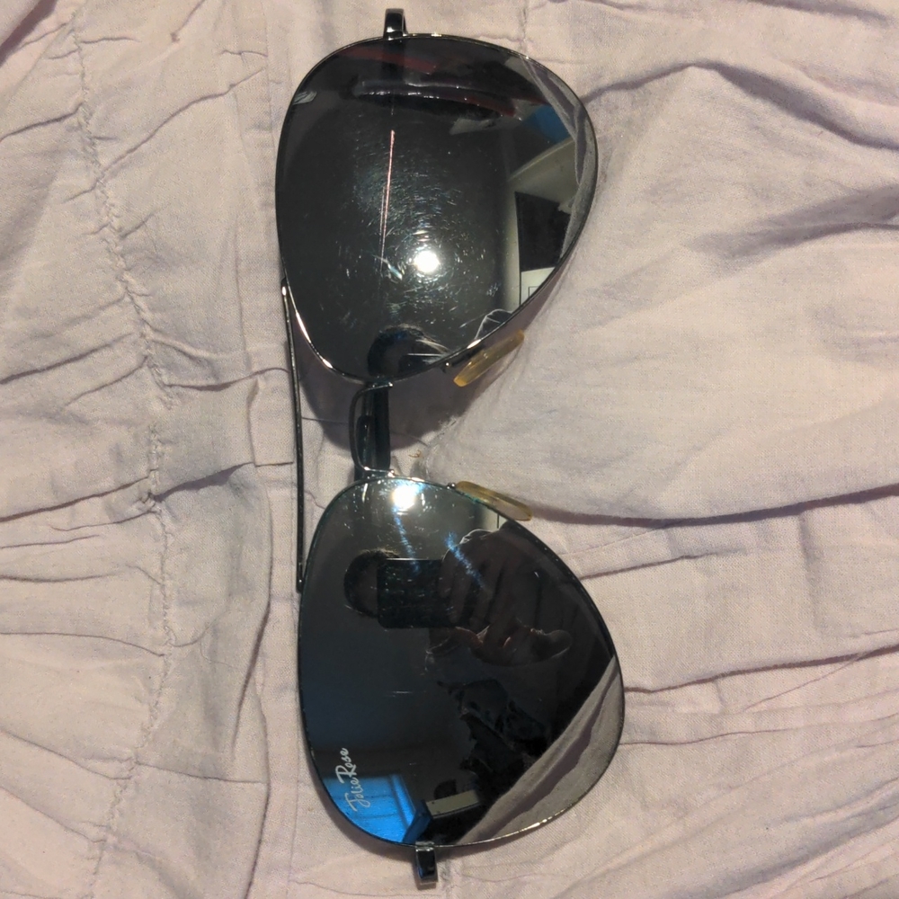 Silver Mirrored Aviator